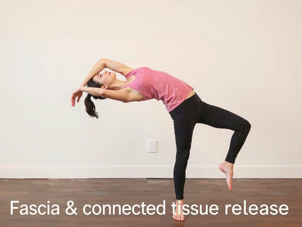 Image focusing on deep stretching, illustrating fascia and connective tissue release in Yin yoga